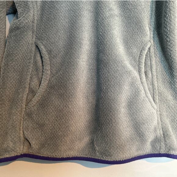 Patagonia Re-Tool Snap-T Fleece Pullover, Gray and Purple, Women's Small - Picture 5 of 9